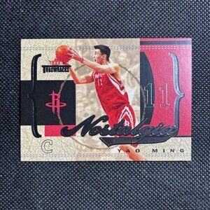 2004-05 Fleer Throwbacks #13 N Yao Ming Nostalgia #/2002 SP Insert